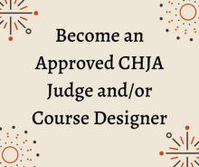 Design Courses or Judge for CHJA Horse Shows